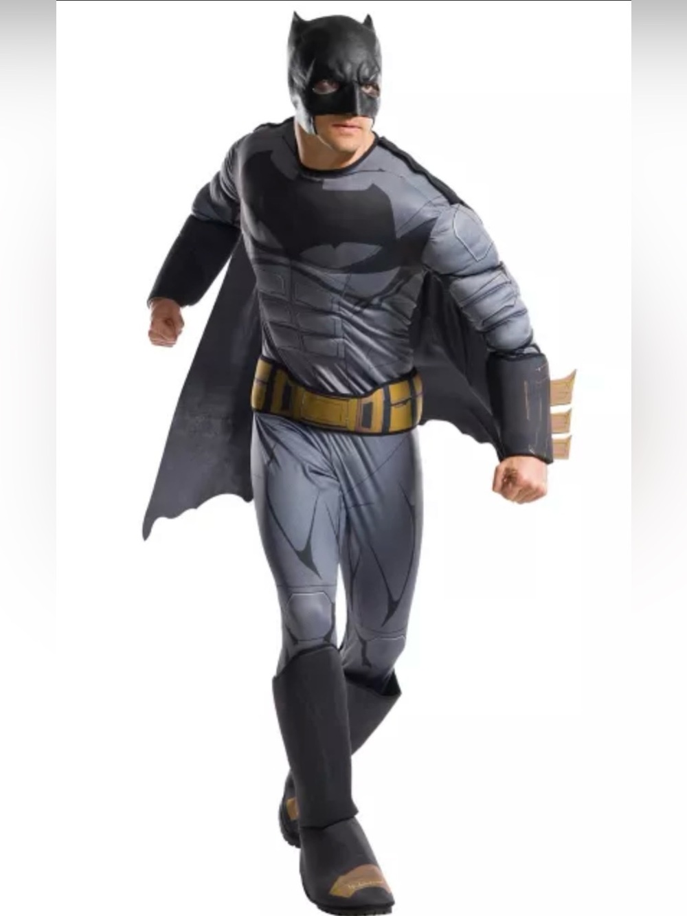 Adult Batman Costume Size XL - Excellent Condition (missing mask)